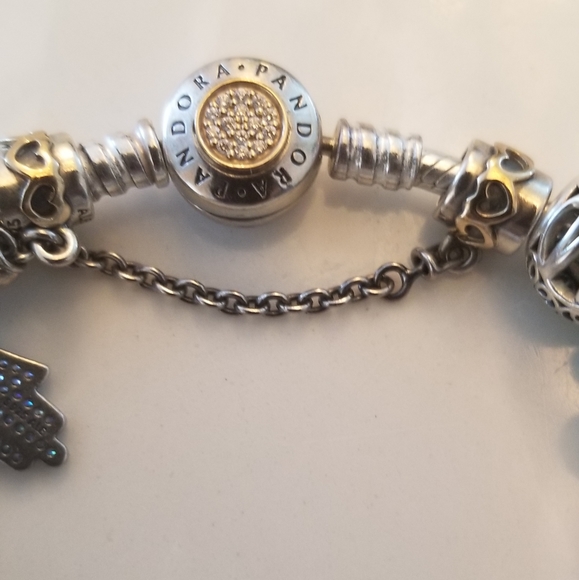 Authentic Pandora full of charms bracelet! - Picture 9 of 14
